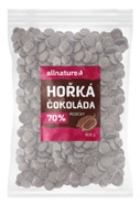 Allnature Hořká čokoláda 70% pecičky