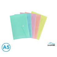 Obal s drukem Luma A5 pastelová mix