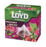 Loyd čaj brusinka/malina pyramidový 