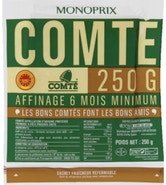 Monoprix Comté 6 měsíců zralý