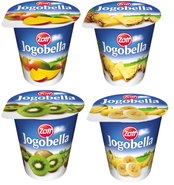 Zott Jogobella Exotic Mix příchutí (Ananas, Banán, Mango, Kiwi), 1ks