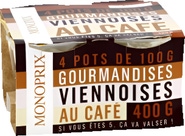 Monoprix Jogurt vídeňská káva (4x 100 g)