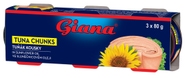 Giana Tuňák kousky ve slunečnicovém oleji 3x80g
