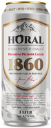 Horal Světlý ležák, plech