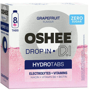 Oshee Drop in Hydro Tabs Zero Elektrolyty Grapefruit 