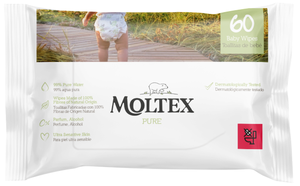 Moltex Pure  Vlhčené ubrousky s 99 % vody