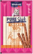 Vitakraft Pure Stick - Kuřecí tyčinky pro kočky 4x5g