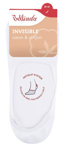 Bellinda INVISIBLE SOCKS bílé, vel.  39-42
