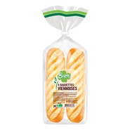 Naturalia Bien BIO Vídeňská bageta, 4ks