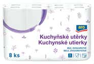 ARO Kuchyňské utěrky 2-vrstvé 8 Rolí