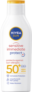 Nivea SUN Mléko na opalování Sensitive Protect OF50