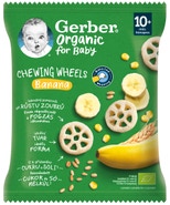 Gerber BIO Organic křupavá kolečka s banánem
