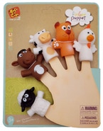 Teddies Maňásek prstový, zvířátko domácí farm