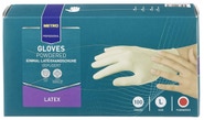 Metro Professional Rukavice latexové L bílé