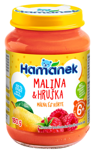 Hamánek malina s hruškou 100% ovoce