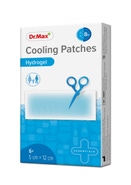 Dr.Max Cooling Patches 5x12 cm hydrogelové náplasti 6 ks