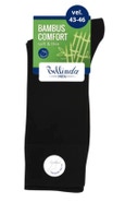 Bellinda Bambus Comfort pánské ponožky černé, vel. 43-46