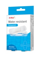 Dr.Max Water resistant Transparent 19 x 72 mm náplast 20 ks