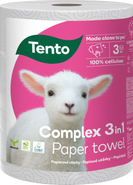 Tento Complex 3v1 papírové utěrky, 1 role