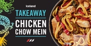 Iceland Kuřecí Chow Mein asijské nudle ve stylu takeaway