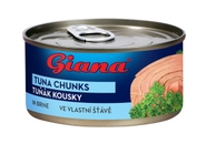 Giana Tuňák kousky ve vlastní šťávě