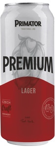 Primátor Premium světlý ležák, plech