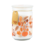 Emocio Autumn leaves vonná svíčka, se skleněným víčkem, 93x142 mm, sklo