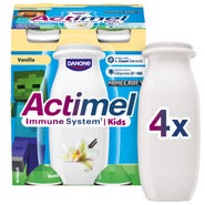 Actimel Kids probiotický jogurtový nápoj s vitamíny vanilka 4x100g