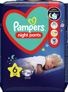 Pampers Night Pants Plenkové Kalhotky vel. 6 (15+ kg)