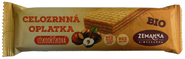 Biopekárna Zemanka Bio celozrnná oplatka z jednozrnky lískooříšková