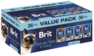 Brit Premium by Nature Cat Pouches Value Pack, pro kočky, 36 ks