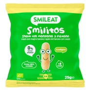 Smileat BIO Kukuřičné křupky jablko & banán s extra panenským olivovým olejem