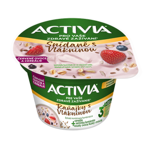 Náhled kategorie Activia Cereální snídaně červené ovoce