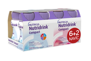 Nutridrink Compact 6+2 s příchutí neutral-jahoda 8x125 ml