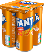 Fanta Pomeranč Multipack, plech 4x330ml