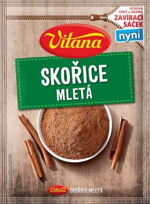 Czech Republic product data sample: Vitana Skořice mletá