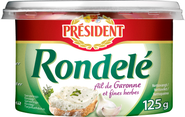 Président Rondelé s česnekem a bylinkami