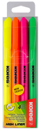 Kores Zvýrazňovače High Liner, mix 4 ks