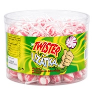 Twister lízátka smetanovo-jahodová 100x8g