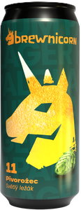 Brewnicorn Pivorožec světlý ležák 11°