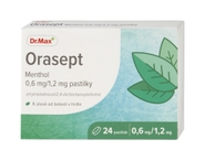Dr.Max Orasept Menthol 0,6 mg/1,2 mg 24 pastilek