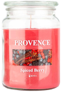 Provence Svíčka ve skle s víčkem Lesní ovoce+koření 510g