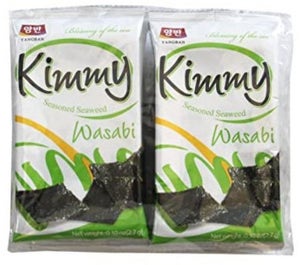 Dongwon Snack mořská řasa + wasabi 8 x 2,7 g