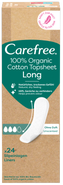 Carefree Organic Cotton Slipové vložky Long
