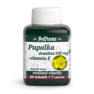 Medpharma MedPharma Pupalka dvouletá 500 mg + Vitamín E 67 tobolek
