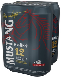 Ostravar Mustang Hořký 4x500ml plech