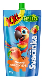 Hello Ovocná svačinka XXL s broskvemi