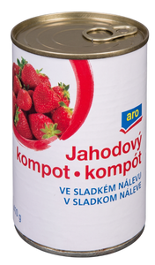 ARO Kompot jahodový ve sladkém nálevu