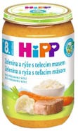 HiPP BIO Zelenina a rýže s telecím masem