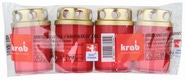 Anděl Přerov Hřbitovní svíčky červené (45 g) s víčkem, výdrž až 14 h